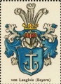 Wappen von Langlois nr. 2387 von Langlois
