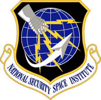Coat of arms (crest) of the National Security Space Institute, US Air Force