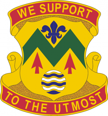 Arms of 528th Support Battalion, US Army
