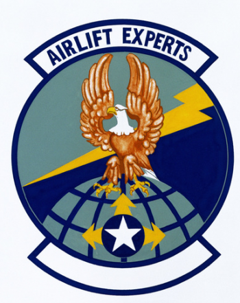 Coat of arms (crest) of the 624th Aerial Port Squadron, US Air Force