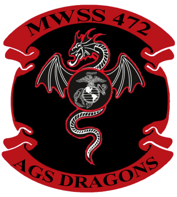 Coat of arms (crest) of the MWSS-472 AGS-Dragons, USMC