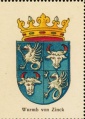 Wappen Wurmb von Zinck nr. 2626 Wurmb von Zinck