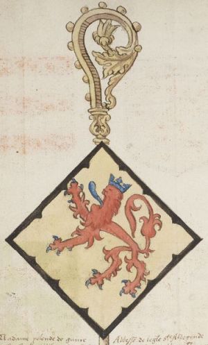Arms (crest) of Iolende de Gavre