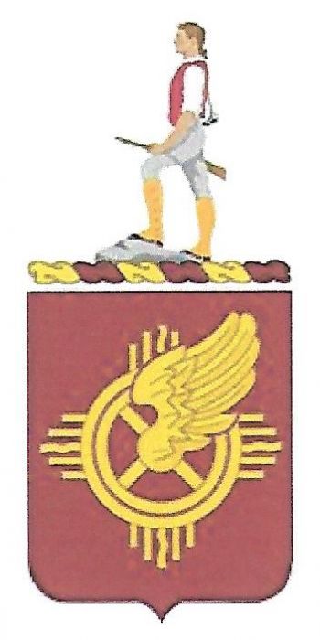 Coat of arms (crest) of 829th Transportation Battalion, US Army
