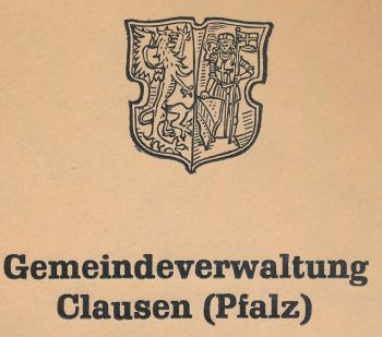 Wappen von Clausen/Coat of arms (crest) of Clausen