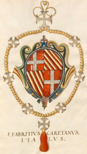 Arms of Fabrizio del Carretto