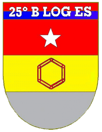 Coat of arms (crest) of the 25th Logistics School Battalion, Brazilian Army