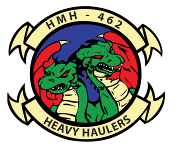 Coat of arms (crest) of the HMH-462 Heavy Haulers, USMC