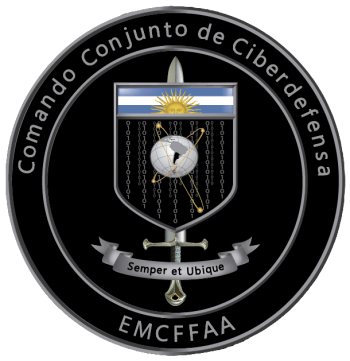 Coat of arms (crest) of the Joint Cyberdefence Command of the Armed Forces of Argentina