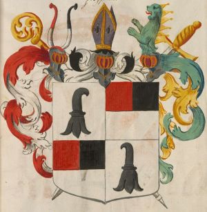 Arms (crest) of Johann Konrad von Roggenbach