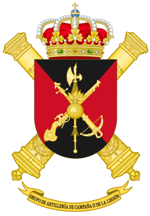 Field Artillery Group II of the Legion, Spanish Army.png