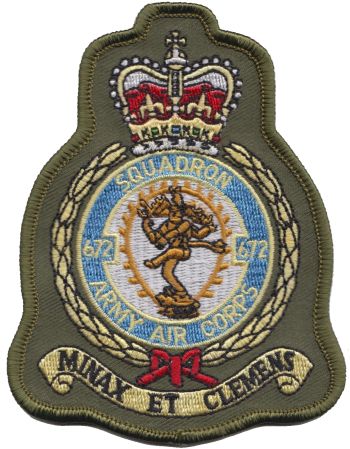 Coat of arms (crest) of the No 672 Squadron, AAC, British Army