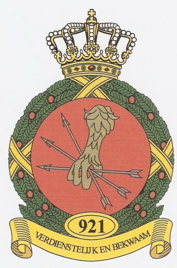 Coat of arms (crest) of the 921st Squadron, Royal Netherlands Air Force