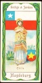 Arms, Flags and Folk Costume trade card