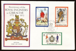 Arms of Gibraltar (stamps)