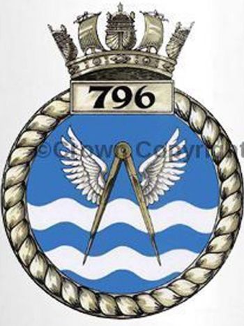 Coat of arms (crest) of the No 796 Squadron, FAA