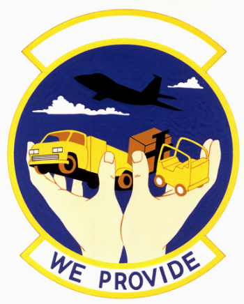 Coat of arms (crest) of the 1st Supply Squadron, US Air Force