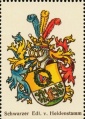 Wappen Schwarzer Edler von Heidenstamm nr. 2308 Schwarzer Edler von Heidenstamm