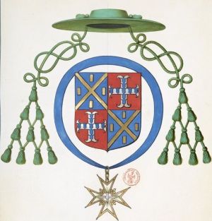 Arms (crest) of Gabriel de l'Aubespine