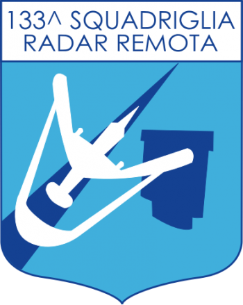 Coat of arms (crest) of the 133rd Remote Radar Squadron, Italian Air Force