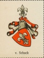 Wappen von Schack nr. 3496 von Schack