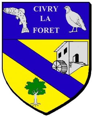 Blason de Civry-la-Forêt/Arms of Civry-la-Forêt