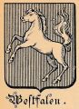 Wappen von Westfalen/ Arms of Westfalen