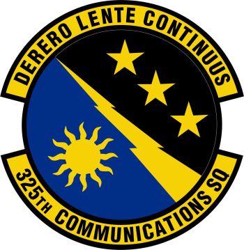 Coat of arms (crest) of the 325th Communications Squadron, US Air Force