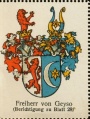 Wappen Freiherr von Geyso nr. 3546 Freiherr von Geyso