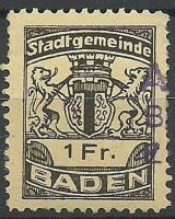 Wappen von Baden (Aargau)/Arms of Baden