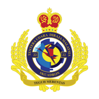 Coat of arms (crest) of the No 22 Squadron, Royal Malaysian Air Force