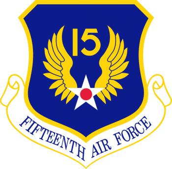 Coat of arms (crest) of the 15th Air Force, US Air Force
