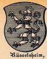 Wappen von Rüsselsheim/ Arms of Rüsselsheim