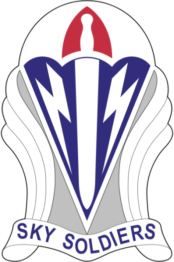 Arms of 173rd Airborne Brigade Combat Team, US Army