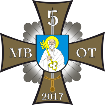Coat of arms (crest) of the 5th Mazowiecka Territorial Defence Brigade Mieczysław Dziemieszkiewicz alias Rój, Poland