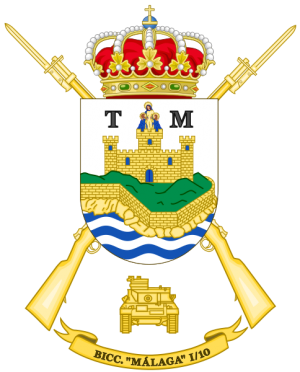 Tank Battalion Málaga 1-10, Spanish Army.png
