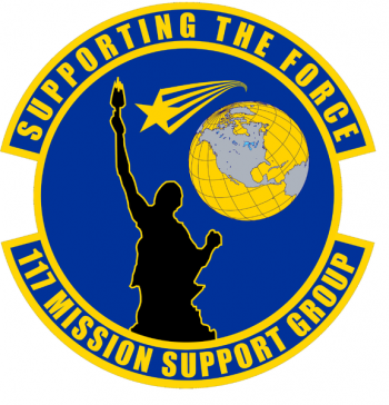 Coat of arms (crest) of the 117th Mission Support Group, Alabama Air National Guard