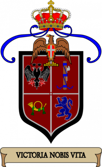 Coat of arms (crest) of 12th Bersaglieri Regiment, Italian Army