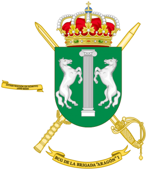 Brigade Aragón I Headquarters Battalion, Spanish Army.png