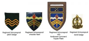 Coat of arms (crest) of the Regiment Schoonspruit, South African Army