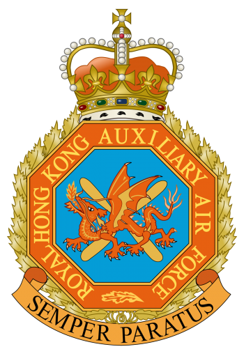 Coat of arms (crest) of the Royal Hong Kong Auxiliary Air Force