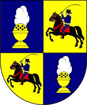 Arms of Johann Nepomuk von Dankesreither