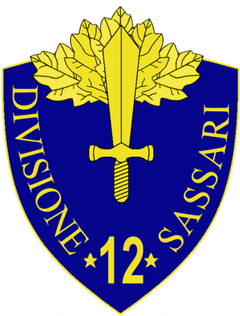 Coat of arms (crest) of the 12th Infantry Division Sassari, Italian Army