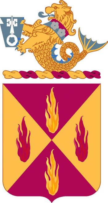 Arms of 4th Maintenance Battalion, US Army