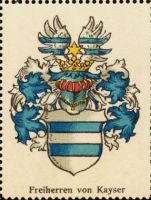 Wappen Freiherren von Kayser