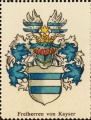 Wappen Freiherren von Kayser nr. 1724 Freiherren von Kayser