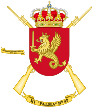 Infantry Regiment Palma No 47, Spanish Army.png
