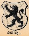 Wappen von Jülich/ Arms of Jülich