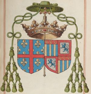 Arms (crest) of François de Joyeuse