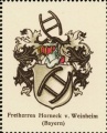Wappen Freiherren Horneck von Weinheim nr. 2363 Freiherren Horneck von Weinheim